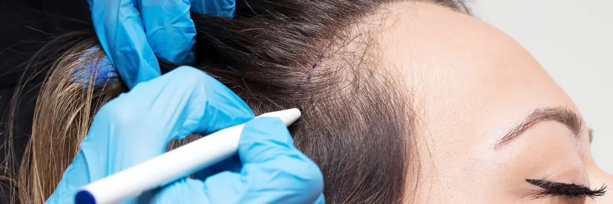 Female hair transplant